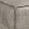 Trent Home Boho Square Pouf in Distressed Gray Faux Leather view 4