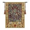 Aubelin Tapestry Medium Ruby William Morris Tree of Life Fine Art Tapestry Wall Hanging Size 47"x33" view 1