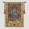 Aubelin Tapestry Medium Ruby William Morris Tree of Life Fine Art Tapestry Wall Hanging Size 47"x33" view 2