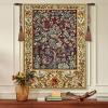 Aubelin Tapestry Medium Ruby William Morris Tree of Life Fine Art Tapestry Wall Hanging Size 47"x33" view 3