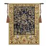 Aubelin Tapestry Medium Blue William Morris Tree of Life Fine Art Tapestry Wall Hanging Size 47"x33" view 1