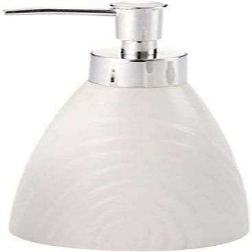 Soap Dispenser Bottle with Pump,Soap Dispenser Bottle White Ceramic Bathroom Accessory Set 5-piece Bathroom Set Including Soap Dispenser,Toothbrush Holder,2 Tumbler,Soap Dish Lotion Pump Bottle (Color