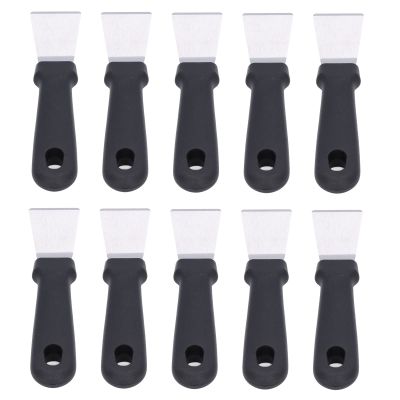 10Pcs Defrosting Shovel Efficient washing avoid Slip Handle Hanging Hole Ice Scraper Deicing Tool for Kitchen(black) , Fridge Freezer De Icer Ice Scraper , Fridge Freezer De Icer Ice Scraper , 10Pcs D