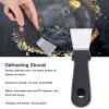 10Pcs Defrosting Shovel Efficient washing avoid Slip Handle Hanging Hole Ice Scraper Deicing Tool for Kitchen(black) , Fridge Freezer De Icer Ice Scraper , Fridge Freezer De Icer Ice Scraper , 10Pcs D view 2