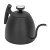 800ml Pour Over Kettle Capacity Black Gooseneck Stainless Steel Coffee Kettle with Thermometer Hanging Ear Tool for Travel Coffee Maker Outdoor , Coffee Drip Pot , Coffee Drip Pot , 800ml Pour Over view 1