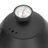 800ml Pour Over Kettle Capacity Black Gooseneck Stainless Steel Coffee Kettle with Thermometer Hanging Ear Tool for Travel Coffee Maker Outdoor , Coffee Drip Pot , Coffee Drip Pot , 800ml Pour Over view 2