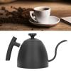 800ml Pour Over Kettle Capacity Black Gooseneck Stainless Steel Coffee Kettle with Thermometer Hanging Ear Tool for Travel Coffee Maker Outdoor , Coffee Drip Pot , Coffee Drip Pot , 800ml Pour Over view 4
