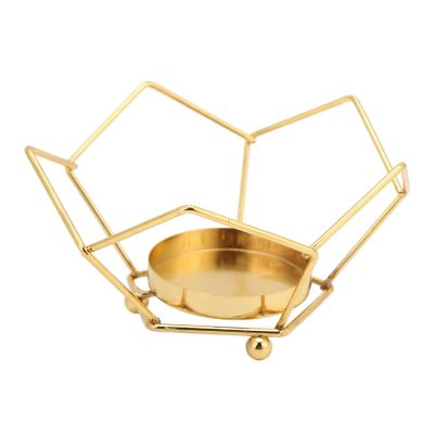Goldren Modern Minimalist Metal Round Candle Holder, Nordic Design Candle Holder, Wall Hanging DecorationTea Light Candelabro for Living Room Home Decor, Nordic Design Candle Holder, Goldre