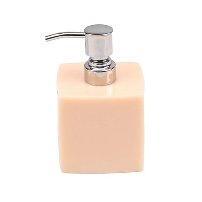 Plastic,Ceramic,Soap Dispenser Bottle with Pump,Soap Dispenser Bottle Acrylic Soap Dispenser Lotion Dispenser With Stainless Steel Pump Square Refillable Soap Pump Bottle For Kitchen Sink Countertop L