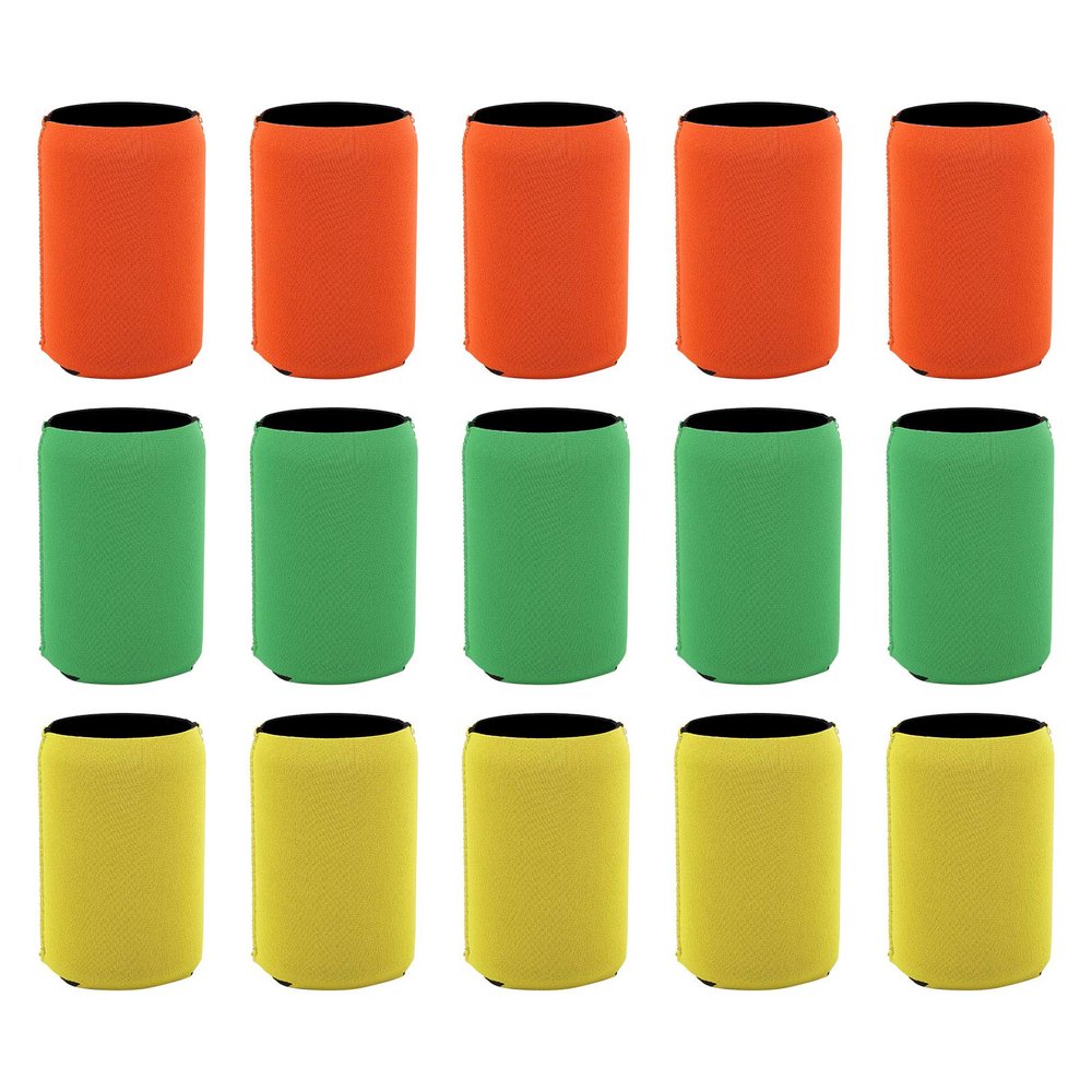 15pcs Beer Can Coolers Sleeves,Can Sleeves,Insulators Sleeves,Neoprene Can Cover,Standard Can Covers ,for Outdoor Entertainment Parties Events or Weddings, Can Sleeves,15pcs Beer Can Coolers Slee