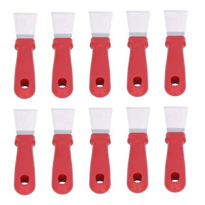 10Pcs Defrosting Shovel Efficient washing avoid Slip Handle Hanging Hole Ice Scraper Deicing Tool for Kitchen(red) , Fridge Freezer De Icer Ice Scraper , Fridge Freezer De Icer Ice Scraper , 10Pcs Def