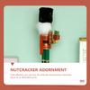 LUOZZY Christmas Nutcracker Figures, Green King Nutcracker Figures Holding Gifts for Winter Christmas Desktop Fireplace Decorations view 3