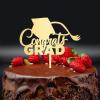 Graduation Silhouette Cake Toppers Graduation Party Personalized custom Caketopper Celebration Cap Congrats Grad Cake Topper 2022 Graduate Party Decorations view 4