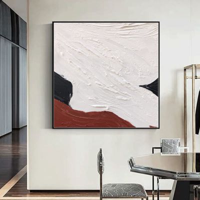 100% Hand-Painted Original Art Oil PaintingColorful Wall Decor,for Living Room Decor,Large Color Abstract Oil Painting, 50X50 Frameless Unstretched Painting
