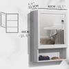 Bathroom Mirror Cabinet with Shelf Aluminum Bathroom Medicine Cabinet Mirror Storage Cabinet for Bathroom Bedroom, Hallway, 15.7X23.5 INCH (Size : 15.7 * 5 * 23.5 inch) view 2