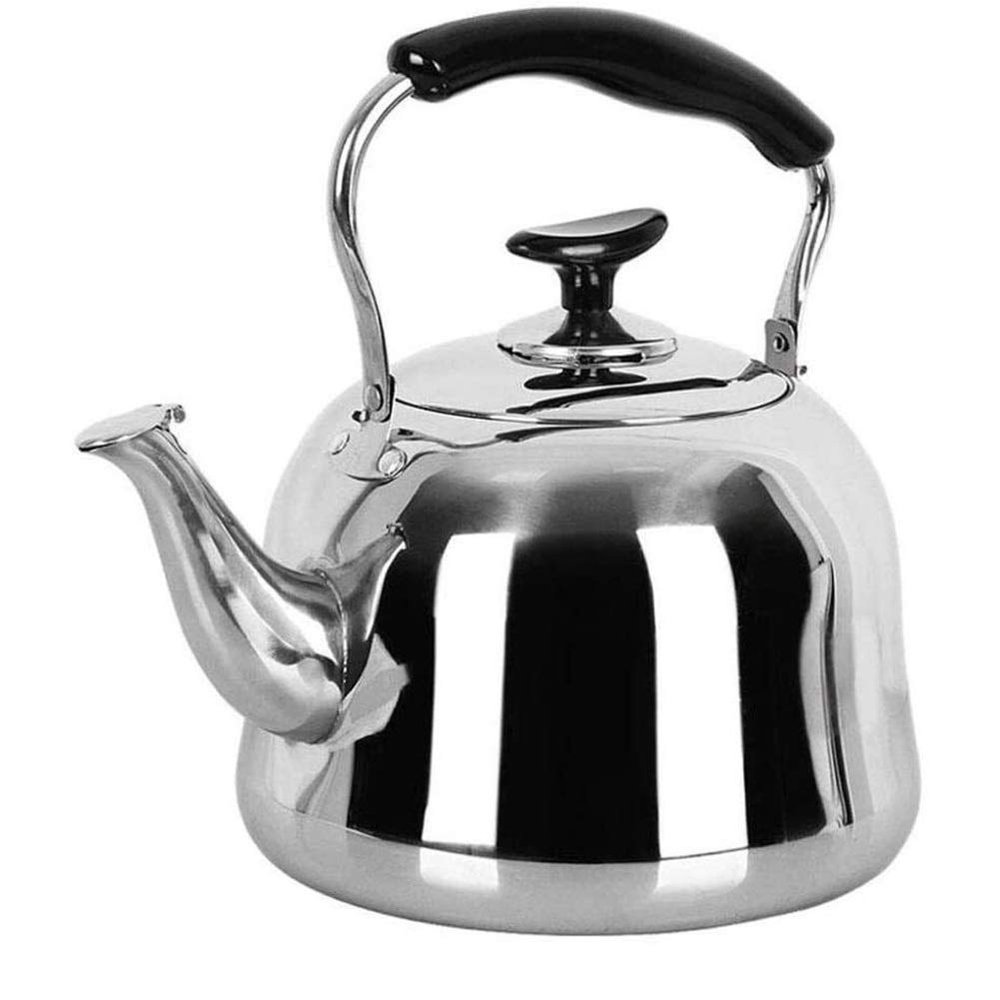 Tea Kettle, Stovetop Whistling Teapot Modern Whistling Stovetop Kettles,Stainless Steel Tea Pot,Anti-scalding Handle,Induction Cooktops,Gas Stove (Size : 5l)