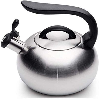 Tea Kettle, Stovetop Whistling Teapot Kettle 304 Stainless Steel 3L Automatic Whistle Induction Cooker Gas General