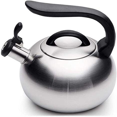 Tea Kettle, Stovetop Whistling Teapot Kettle 304 Stainless Steel 3L Automatic Whistle Induction Cooker Gas General