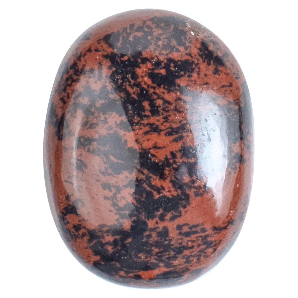 55-60mm Mahogany Obsidian Palm Stone - Worry Stone Natural Chakra Healing Reiki Polished Stone Pocket Hand Carved Crystal and Healing Stone Crystal Grid Supplies Meditation & Therapy Energy Balancing
