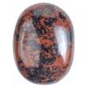 55-60mm Mahogany Obsidian Palm Stone - Worry Stone Natural Chakra Healing Reiki Polished Stone Pocket Hand Carved Crystal and Healing Stone Crystal Grid Supplies Meditation & Therapy Energy Balancing view 1