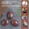 55-60mm Mahogany Obsidian Palm Stone - Worry Stone Natural Chakra Healing Reiki Polished Stone Pocket Hand Carved Crystal and Healing Stone Crystal Grid Supplies Meditation & Therapy Energy Balancing view 4