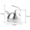 Tea Kettle, Stovetop Whistling Teapot 3L Universalmodern Whistling Stovetop Kettles,304 Stainless Steel Tea Pot,Anti-scalding Handle,Induction Cooktops,Gas Stove view 2