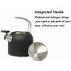 Tea Kettle, Stovetop Whistling Teapot 2L Tea Kettle Stovetop Whistling Teakettle Stainless Steel Tea Coffee Pot with Ergonomic Handle for Chinese Restaurants, Conference Rooms, Living Room view 4