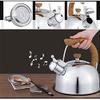 Tea Kettle, Stovetop Whistling Teapot Hot Water Kettle of Stainless Steel On The Stove That is Or Bite The Ref to Blow The Whistle 5L Attached view 3