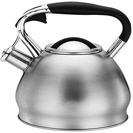 Tea Kettle, Stovetop Whistling Teapot Stovetop Household Kettle,Stainless Steel Stovetop Kettle with Insulation Handle Safe Induction Gas Hob Teapot for All Stovetops Home Camping