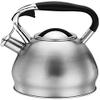 Tea Kettle, Stovetop Whistling Teapot Stovetop Household Kettle,Stainless Steel Stovetop Kettle with Insulation Handle Safe Induction Gas Hob Teapot for All Stovetops Home Camping view 1