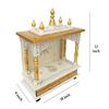Wooden Temple/Home Temple/Pooja Mandir/Pooja Mandap/Temple for Home by Kamdhenu Art And Craft (18GOLD) view 2
