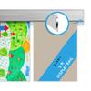 2x48-in Art Display for Kids Artwork, Hanging Clips for Classroom, Ideal for Displaying Photos, Artworks, Posters, Notes, at Home or Office, Ticket Holder for Restaurant, Wall Gallery Picture Rail view 1