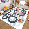 Kids Carpet Playmat Rug City Life Great for Playing with Cars Toys,Kid Rug Play Learn Area Rugs with Rubber Backing,Have Fun Throw Rug for Children's Rooms Bedroom Living Room Game Room 71x98 inch view 4