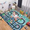 Kids Carpet Playmat Rug City Life Great for Playing with Cars Toys,Kid Rug Play Learn Area Rugs with Rubber Backing,Have Fun Throw Rug for Children's Rooms Bedroom Living Room Game Room 71x98 inch view 2
