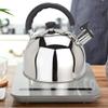 Tea Kettle, Stovetop Whistling Teapot Whistling Kettle with Folding Handle-304 Stainless Steel Kettle Stovetop Teakettle Whistling Kettle Large Capacity Induction Cooker Gas Stove Universal view 3
