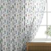 Ambesonne Hobby Tulle Curtains with Rod Pocket, Various Colorful Drawing Tools Paint Brush Pen Color Palette and Sketches, Sheer Drape for Wedding Party 2 Panels, 108" x 108", White and Multicolor view 1
