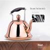 Tea Kettle Stovetop Whistling Stainless Steel Whistling Tea Kettle for Stove Top Induction Stainless Steel Teapot Gas Stovetop Water Kettle Whistle Modern Cookware (Color : B, Size : 4l) view 3
