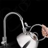 Tea Kettle Stovetop Whistling Stainless Steel Whistling Tea Kettle,Modern Stainless Steel Whistling Tea Pot for Stovetop with Cool Grip Ergonomic Handle view 3