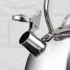 Tea Kettle Stovetop Whistling Stainless Steel Whistling Tea Kettle,Modern Stainless Steel Whistling Tea Pot for Stovetop with Cool Grip Ergonomic Handle view 4