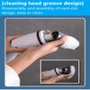 Electric Spin Scrubber, Electric Cleaning Brush Scrubber 360 Cordless Power Cleaning Brush with Telescopic Rod Handle, Portable Spin Scrubber for Cleaning Kitchen, Floor, Toilet, 3 Brushes & a Holder view 4