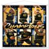 Trends International NBA Golden State Warriors - 2022 Commemorative Finals Champions Wall Poster, 22.37" x 34.00", Premium Print and White Hanger Bundle view 1