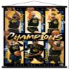 Trends International NBA Golden State Warriors - 2022 Commemorative Finals Champions Wall Poster, 22.37" x 34.00", Premium Print and Black Hanger Bundle view 1