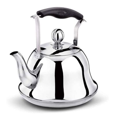 Tea Kettle Stovetop Whistling Stainless Steel Whistling Tea Kettle for Stove Top Induction Stainless Steel Teapot Gas Stovetop Water Kettle Whistle Modern Cookware (Color : A, Size : 5l)