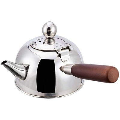 Tea Kettle Stovetop Whistling Stainless Steel Rose Gold Teapot Kettle, Stainless Steel Stovetop For Induction Hobs Gas Ceramic Electric Kettle (Color : B)