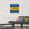 Trends International NBA Golden State Warriors - 2022 Commemorative Finals Team Logo Wall Poster, 22.4L x 14.7W, Premium Poster & Mount Bundle view 2
