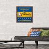 Trends International NBA Golden State Warriors - 2022 Commemorative Finals Team Logo Wall Poster, 22.4L x 14.7W, Mahogany Framed Version view 2