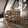 Best Master Furniture Janet 27" Wood Counter Stool in Driftwood (Set of 2) view 2