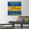 Trends International NBA Golden State Warriors - 2022 Commemorative NBA Finals Team Logo Wall Poster with Magnetic Frame view 2