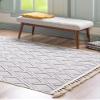 Unique Loom Arlo Collection Area Rug - Derek (Rectangular 5' 3" x 8' 0", Sandy Beige/Beige) view 4