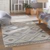 Unique Loom Arlo Collection Area Rug - Hannah (Rectangular 2' 0" x 3' 0", Sandy Beige/Gray) view 1
